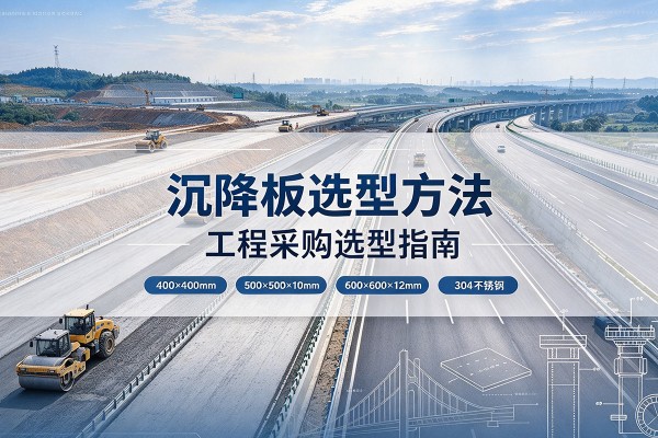 高青沉降板选择方法
