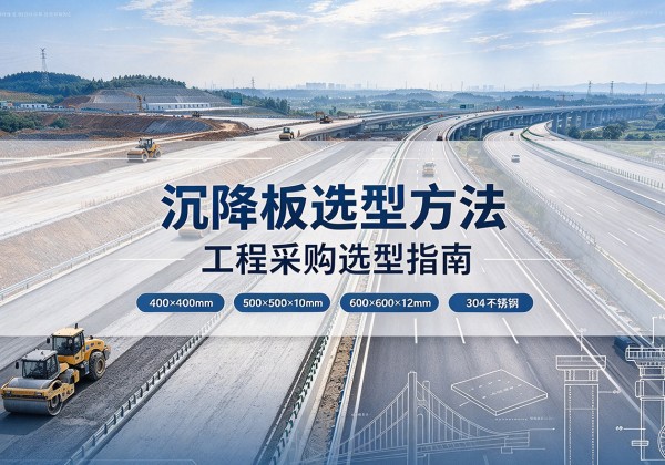 高青沉降板选择方法
